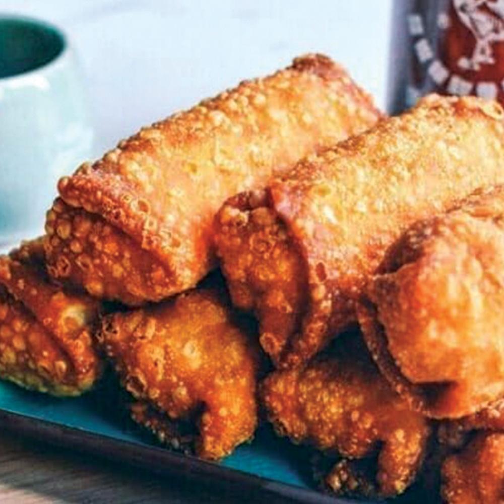 Cheese Burger Eggroll